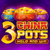 3 china pots